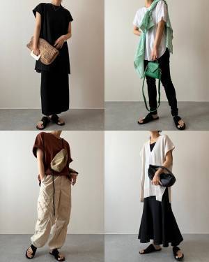 「軽くてとにかくラク」って♡【ユニクロ】絶対使えるやつじゃん！ 人気の「黒サンダル」