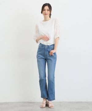 くぅー！ さすが【ハニーズ】さん♡ こりゃ、お値段以上！ 大人かわいい「盛り袖トップス」