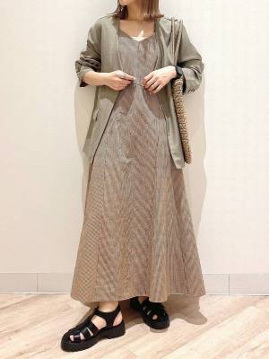 まって、めっちゃ可愛い♡【グローバルワーク】着回し力ハンパない！「キャミワンピ」