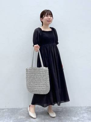 主役感ハンパないっ♡【グローバルワーク】一枚でもキマる「上品ワンピ」