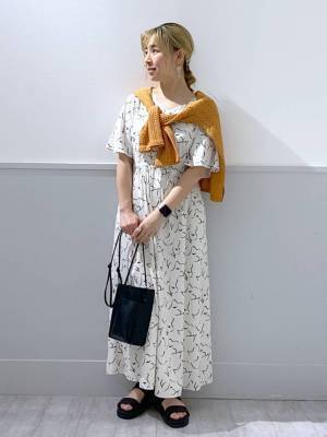 主役感ハンパないっ♡【グローバルワーク】一枚でもキマる「上品ワンピ」