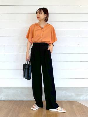 大活躍の予感♡【グローバルワーク】シルエットが上品な「キレイめボトムス」