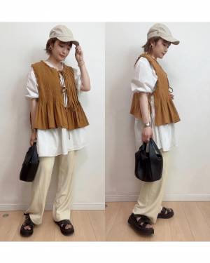 まさかの『1000円台』に大感謝（泣）【しまむら】着回し力、抜群♡「フリルブラウス」