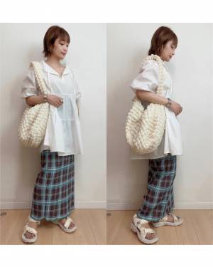 まさかの『1000円台』に大感謝（泣）【しまむら】着回し力、抜群♡「フリルブラウス」