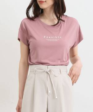 《オール1,300円以下！》【ハニーズ】コスパ良くて感動ッ（泣）シンプル可愛い「ロゴTシャツ」