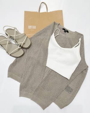 「定番」が激カワ！！出番増加間違いなしッ！！【ユニクロ】“メッシュセーター”特集