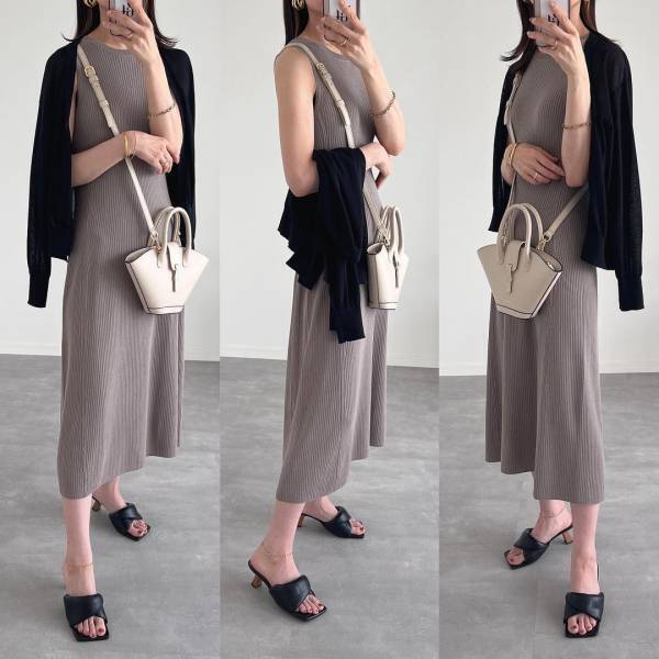 《新作》めっっちゃ「おすすめ！」大優勝！！【ユニクロ】”ノースリーブワンピ”が素敵