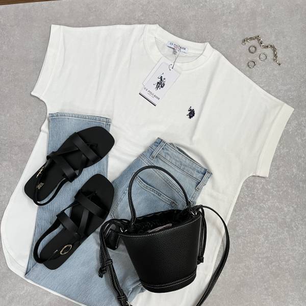 「二の腕細見え効果」が抜群すぎ！！「あると便利」【U．S．POLO　ASSN．】ちょー「可愛い♡」“Tシャツ”着回しコーデ集