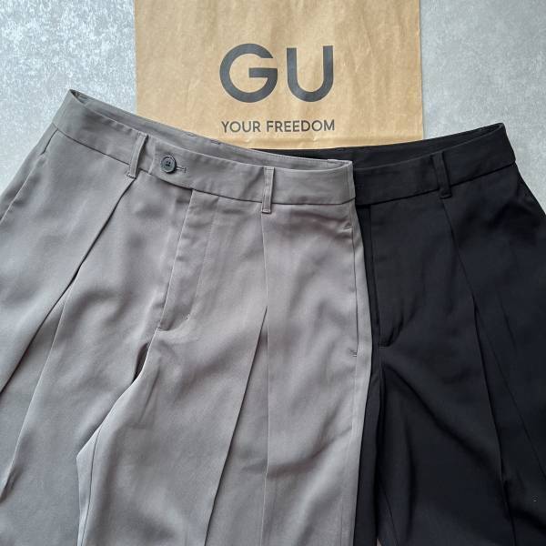 《SNSで話題》「再販されてGET」「2色買い」しちゃった♡【GU】「最近一番のお気に入り」“ワイドボトムス”集