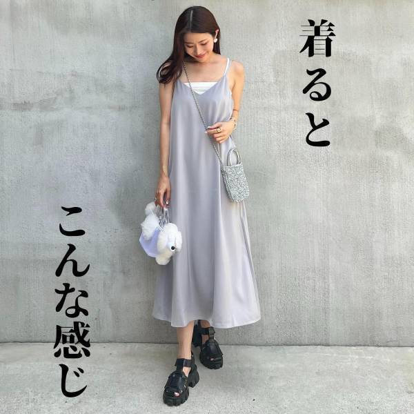 「こんな進化してたの？」「デザインも可愛い」♡【GU】暑過ぎる毎日に着たい”キャミワンピ”まとめ