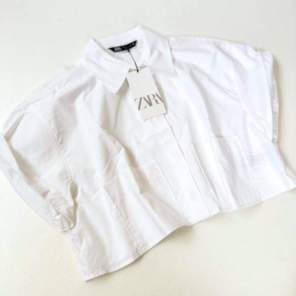 「大当たりだった」！！思わず「お持ち帰り」【ZARA】”ホワイトトップス”がかわいすぎるっ