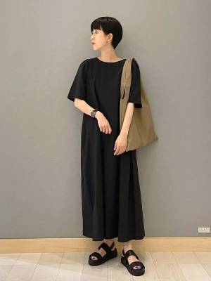 夏も「黒」が可愛い♡【グローバルワーク】サラっと着られる♡「モノトーンコーデ」