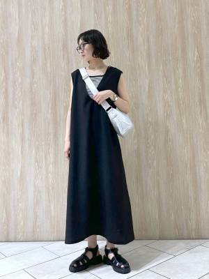 夏も「黒」が可愛い♡【グローバルワーク】サラっと着られる♡「モノトーンコーデ」