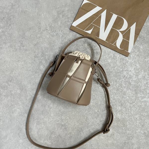 デザイン超絶可愛い！！「即買い」必至！【ZARA】セールで購入！”カットワークバケットバッグ”着回しコーデ