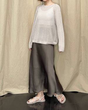 ＜口コミでも高評価＞「全色欲しい」「主役級」と大好評♡♡【ユニクロ】「一気に旬」“メッシュセーター”特集