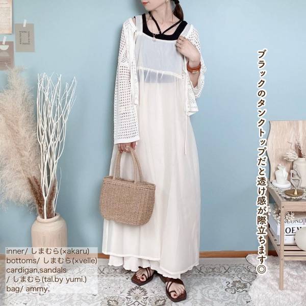 やっぱ大人気♡「めっちゃかわ」でキューンッ！！【しまむら】“シアーワンピ”2選