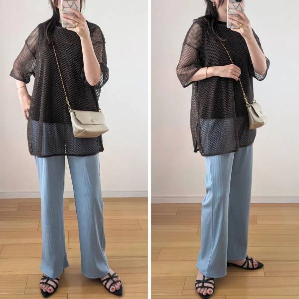 思わず「即決した」！！1着は欲しい【しまむら】“メッシュトップス”2選