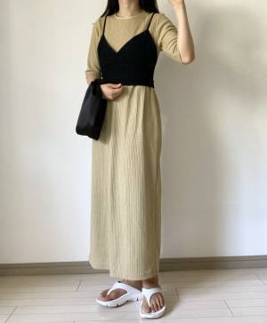 めちゃ「高コスパ」！！【しまむら】「スタイルアップ」抜群！！夏っぽ“ビスチェ”着回し3選