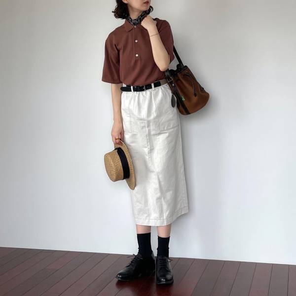 ダサく見えない！【ポロシャツ】の垢抜けコーデ