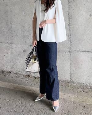 夏は【濃紺デニム】が良い感じ♪