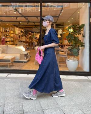 夏は【濃紺デニム】が良い感じ♪