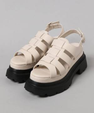 ガンガン履き倒そッ♡♡【JEANASIS】スタイルアップも叶う！「厚底サンダル」