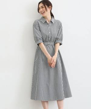 やっぱ【ハニーズ】頼りになりますッ！！ “くびれデザイン”でスタイルUP◎「上品ワンピ」