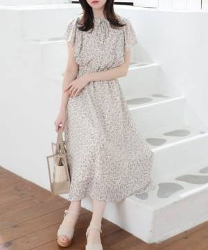 やっぱ【ハニーズ】頼りになりますッ！！ “くびれデザイン”でスタイルUP◎「上品ワンピ」