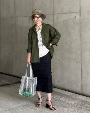 【ミリタリーデザイン】でピリリと引き締め！