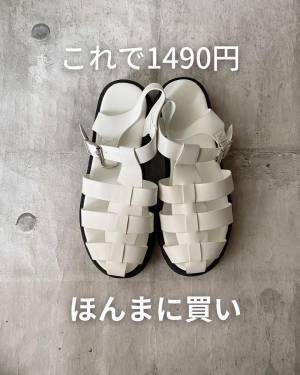 〈ほんまに買い〉だって！「夏サンダル」はコスパ良好の【GU】で決まり♡