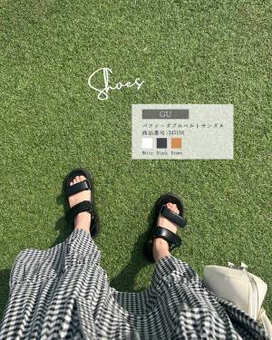 〈ほんまに買い〉だって！「夏サンダル」はコスパ良好の【GU】で決まり♡