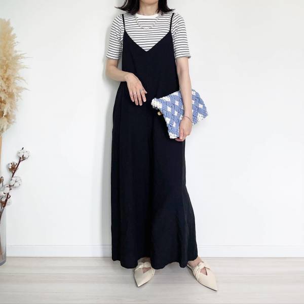 「何枚あっても欲しくなる」♡【ユニクロ】やっぱ、着回し力たっっか！「優秀ボーダーT」