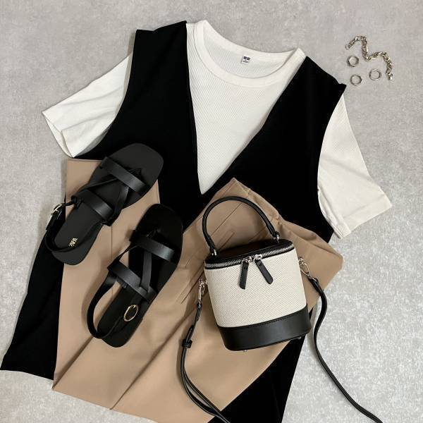 「可愛いフォルム」で超「便利！」と大好評♡♡【ZOZO】どんなコーデにも◎な“配色バケツバッグ”を紹介