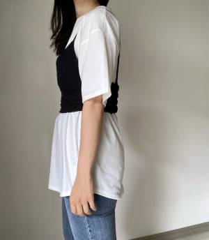 見つけたら「迷わず」買い！「今っぽ♡」になれる【しまむら】高コスパの”黒ビスチェ”特集