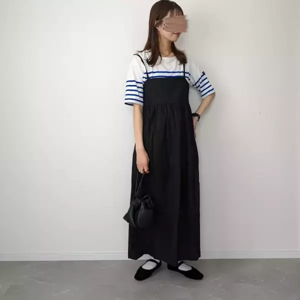 「今日何着よう？」をパパッと解決！【ユニクロ】夏コーデが1枚で完成♡「時短ワンピ」