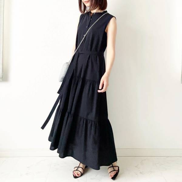 「今日何着よう？」をパパッと解決！【ユニクロ】夏コーデが1枚で完成♡「時短ワンピ」