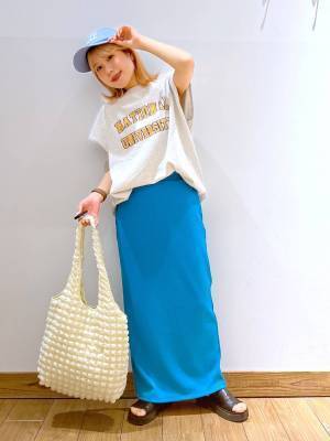夏はやっぱこれ♡【ローリーズファーム】爽やか × 清楚感◎「ブルーコーデ」