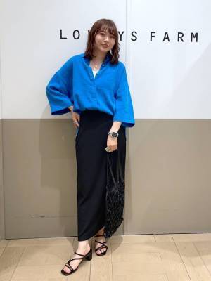 夏はやっぱこれ♡【ローリーズファーム】爽やか × 清楚感◎「ブルーコーデ」