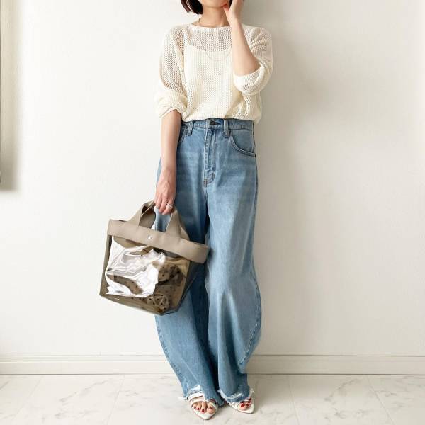 「それどこの？」って超聞かれた♡【ユニクロ】SNSでも人気上昇中！「メッシュトップス」