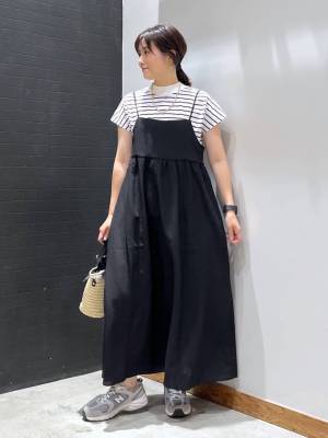 ＜360度可愛いッ♡♡＞【グローバルワーク】ぽこぽこ素材で、今っぽ！「夏キャミワンピ」