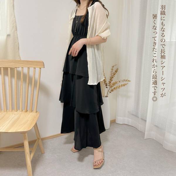 「かなり着回せる」って！【しまむら】夏のスタメン確実かも♡「淡色シアーシャツ」