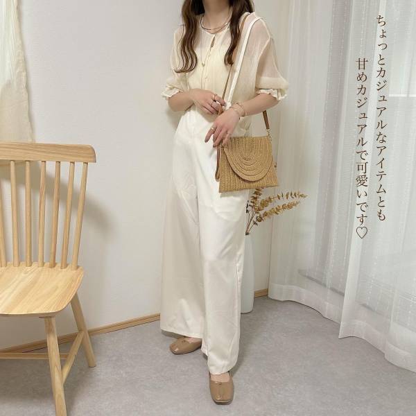 「かなり着回せる」って！【しまむら】夏のスタメン確実かも♡「淡色シアーシャツ」