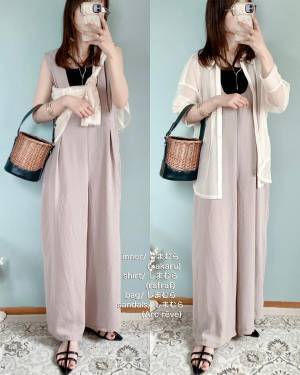 ＜沼ってしまうわ！＞【しまむら】色・デザイン最高じゃん♡「高見えサロペット」