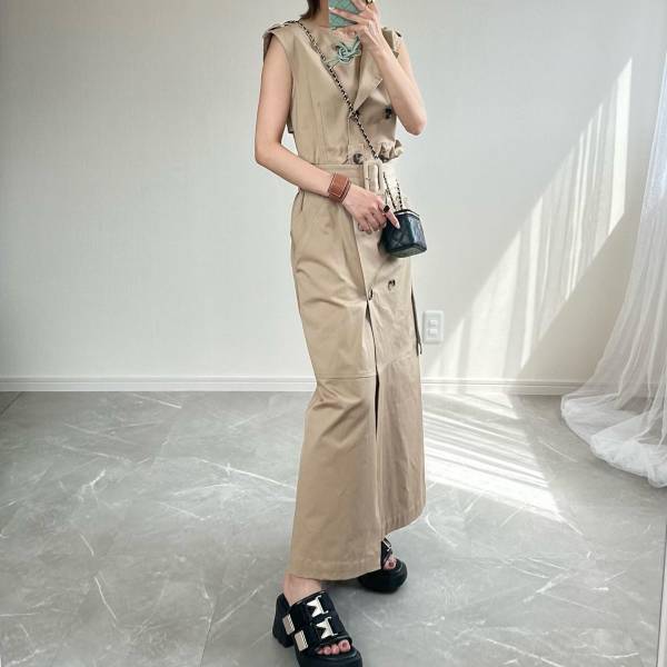 「大優勝」すぎた♡「絶対に可愛くなれちゃう」！？【ZARA】”ギャバジンワンピースベルト”