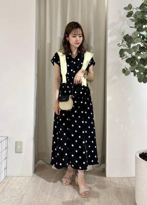 やーっと見つけた♡【ROPÉ PICNIC】本当は教えたくない（泣） 激かわ「ドット柄ワンピ」