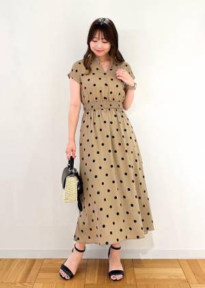 やーっと見つけた♡【ROPÉ PICNIC】本当は教えたくない（泣） 激かわ「ドット柄ワンピ」