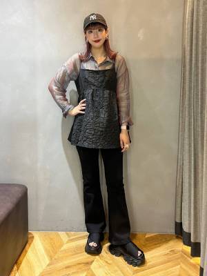 女性らしさ全開っ！【JEANASIS】可愛いから大人っぽも1着で完結♡「オーバーキャミ」