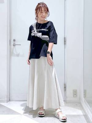 《まるごとマネしたい♡》【グローバルワーク】着回し力、抜群っ！「ロゴTコーデ」って？