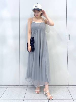 色気ムンムンじゃんッ♡【Heather】デートに着ていきたい♡「激かわキャミワンピ」