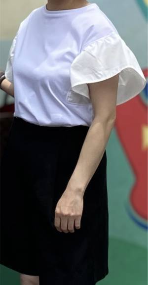 「フリル部分」がめちゃ可愛い♡♡【アベイル】「タンクトップ一体型」の”トップス”が高機能！！